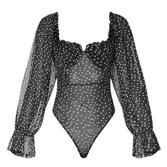 PrettyLittleThing mesh bodysuit - Picture 7 of 8